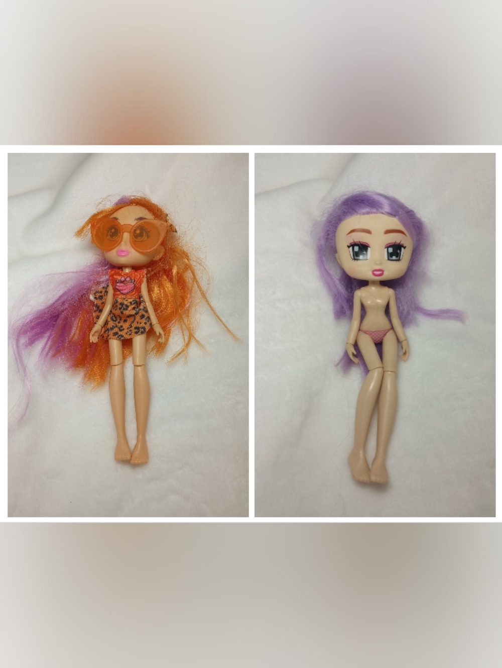Boxy Girls Fashion Doll Lot With Purple Hair Jay Play Everly Vibe Girls Allison